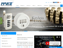Tablet Screenshot of makelocks.com